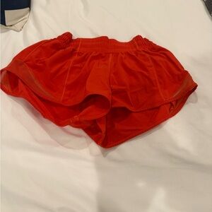 Lululemon Women's Red Athletic Shorts